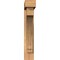 Ekena Millwork Imperial Block Smooth Bracket w/ Offset Brace, Western Red Cedar, 5 1/2"W x 24"D x 32"H BKT0604X24X32IMP05SWR - alternate 3